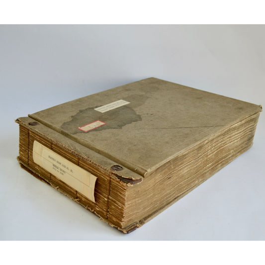 Minnesota Electric Short Line Railway Co. General Ledger 1915 - 1920 Antique