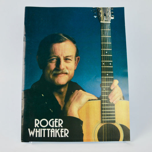 Roger Whittaker 1987-88 Tour Program Book Magazine