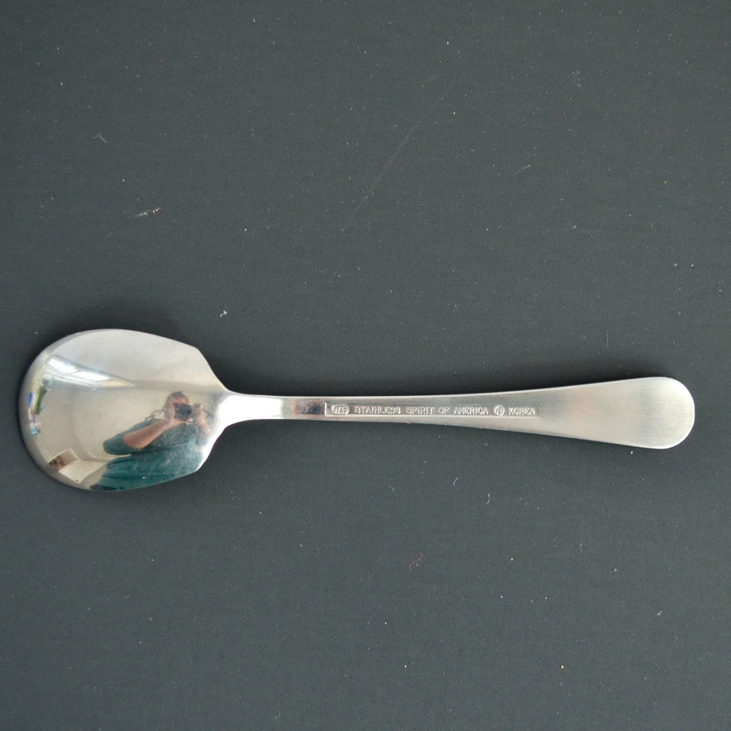 Washington Forge Spirit of America Stainless Korea Sugar Spoon Vintage