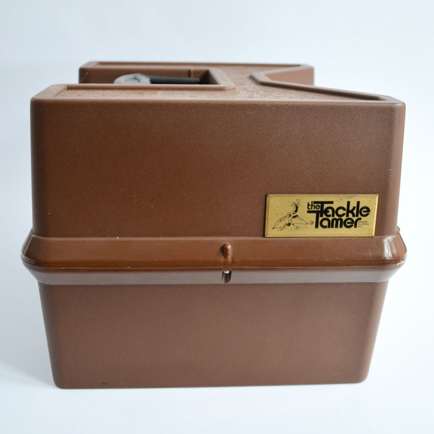 Vintage Hefner Plastics Inc. The Tackle Tamer Carousel Tackle Box w/ Lures!
