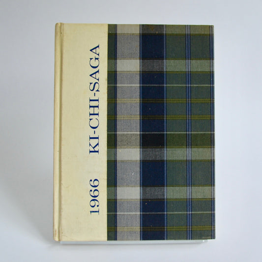 Vintage 1966 Ki-Chi-Saga Yearbook Lindstrom Center City Shafer Minnesota MN