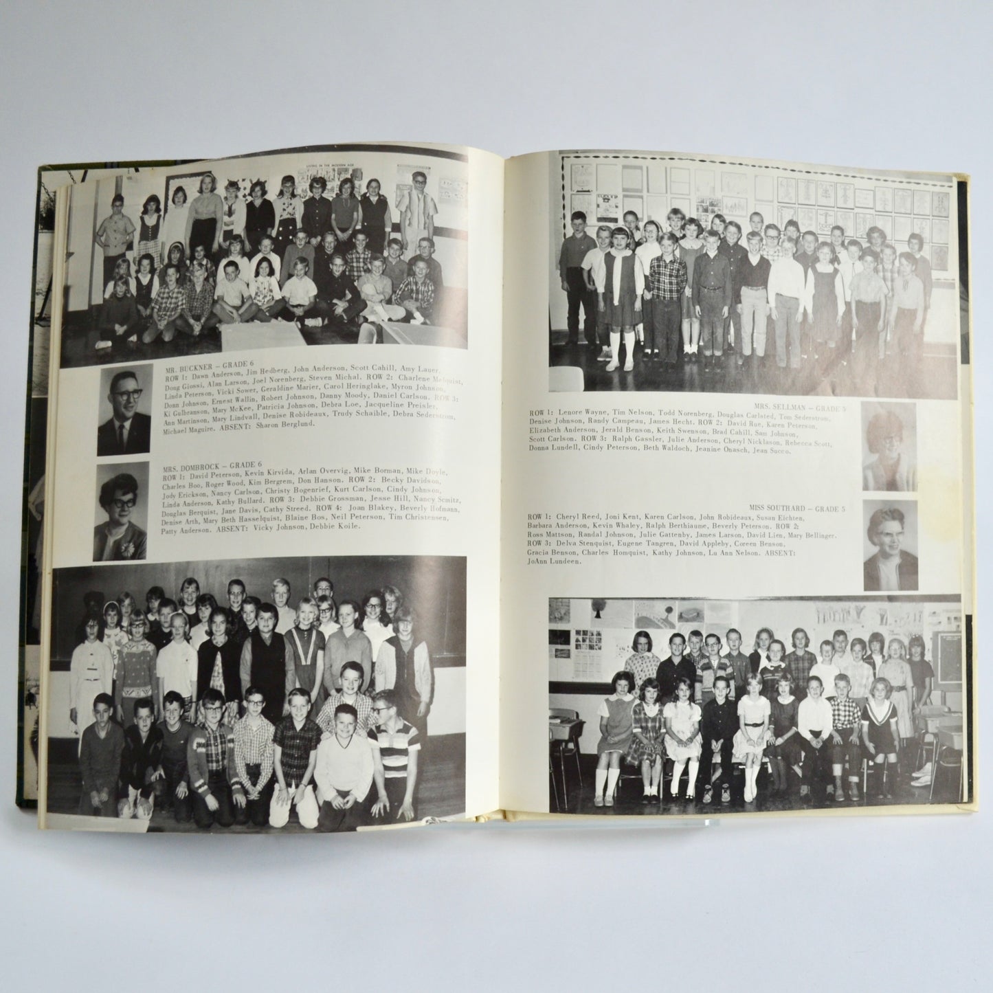 Vintage 1966 Ki-Chi-Saga Yearbook Lindstrom Center City Shafer Minnesota MN