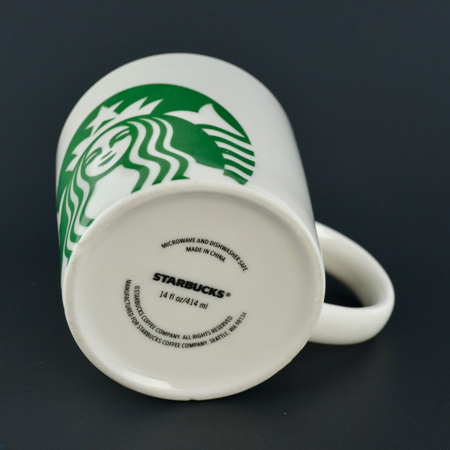 Starbucks 14 oz. Classic Green Large Logo Mug