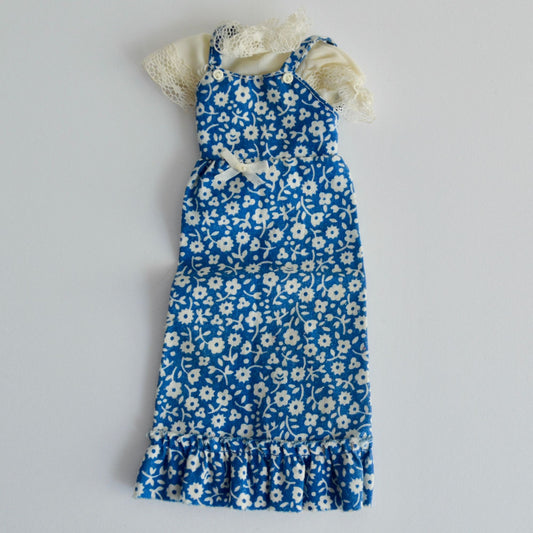 Mattel Barbie Skipper Dress 9123 1976 Best Buy Blue Floral