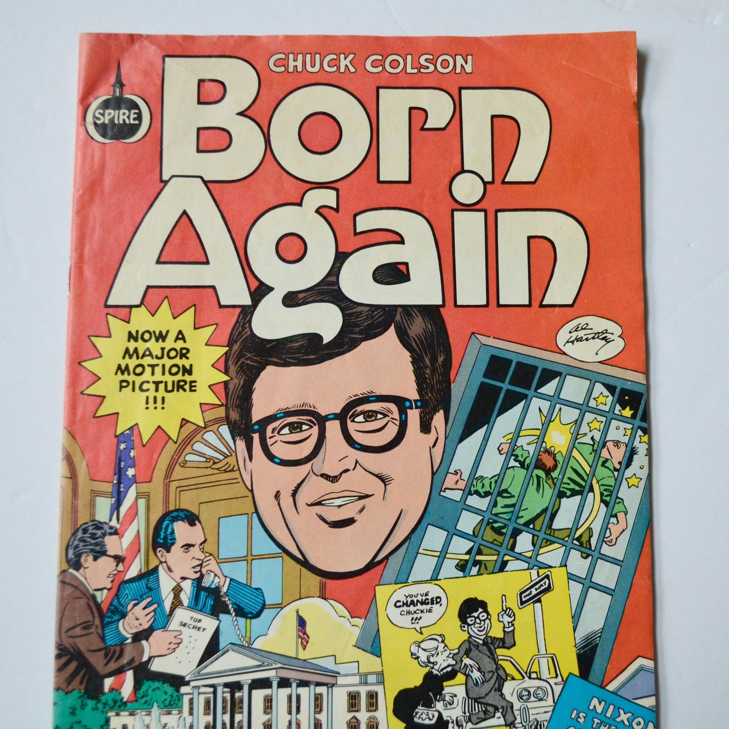 Born Again Chuck Colson Spire Vintage Comic Book