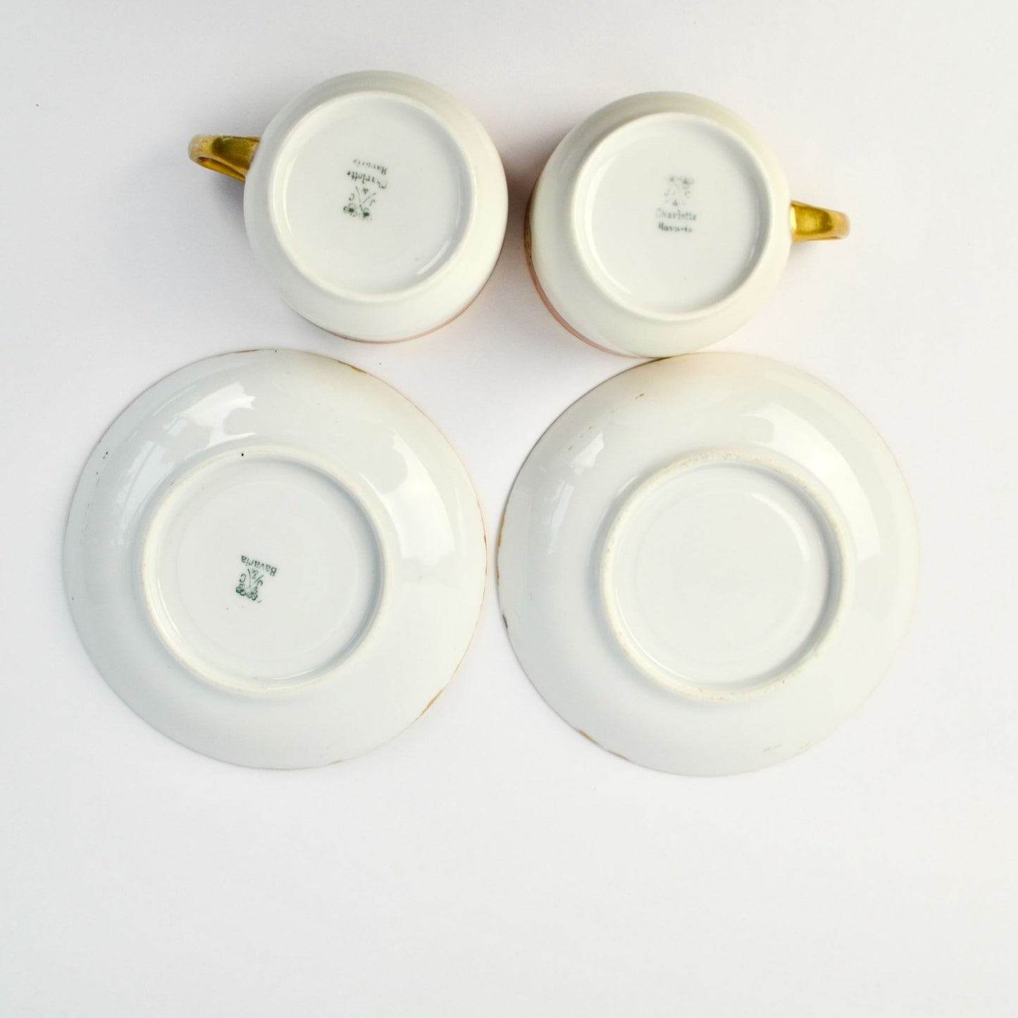 J C Bavaria Tea Cups & Plates Set Charlotte