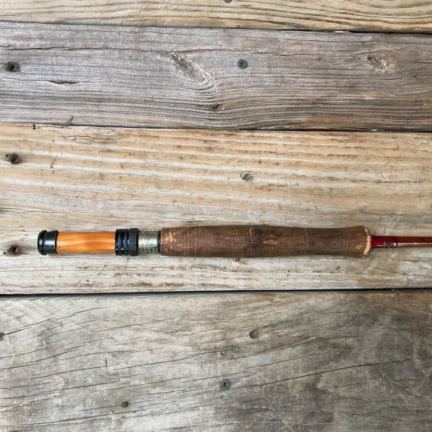 Vintage Heddon No. 14 Bamboo Fly Rod 9' w/ Soft & Hard Case Fishing