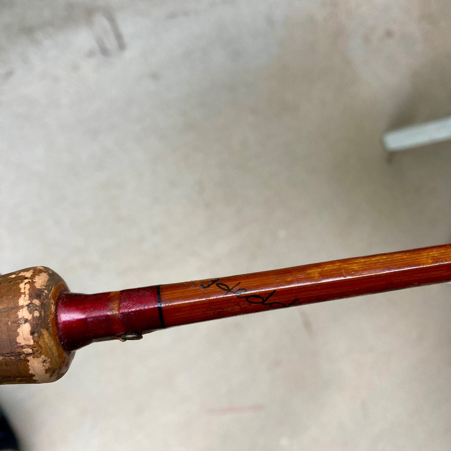 Vintage Heddon No. 14 Bamboo Fly Rod 9' w/ Soft & Hard Case Fishing