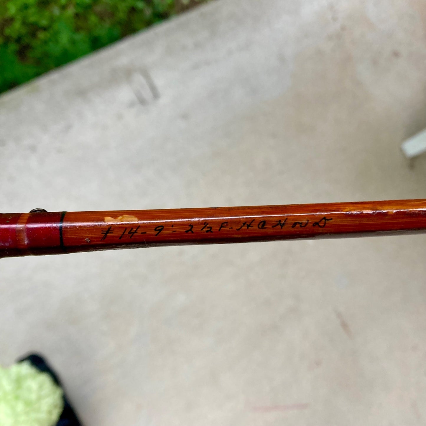 Vintage Heddon No. 14 Bamboo Fly Rod 9' w/ Soft & Hard Case Fishing
