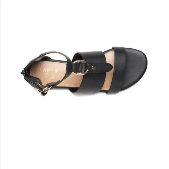 New Apt. 9 Organized Cognac Gladiator Sandals No Box