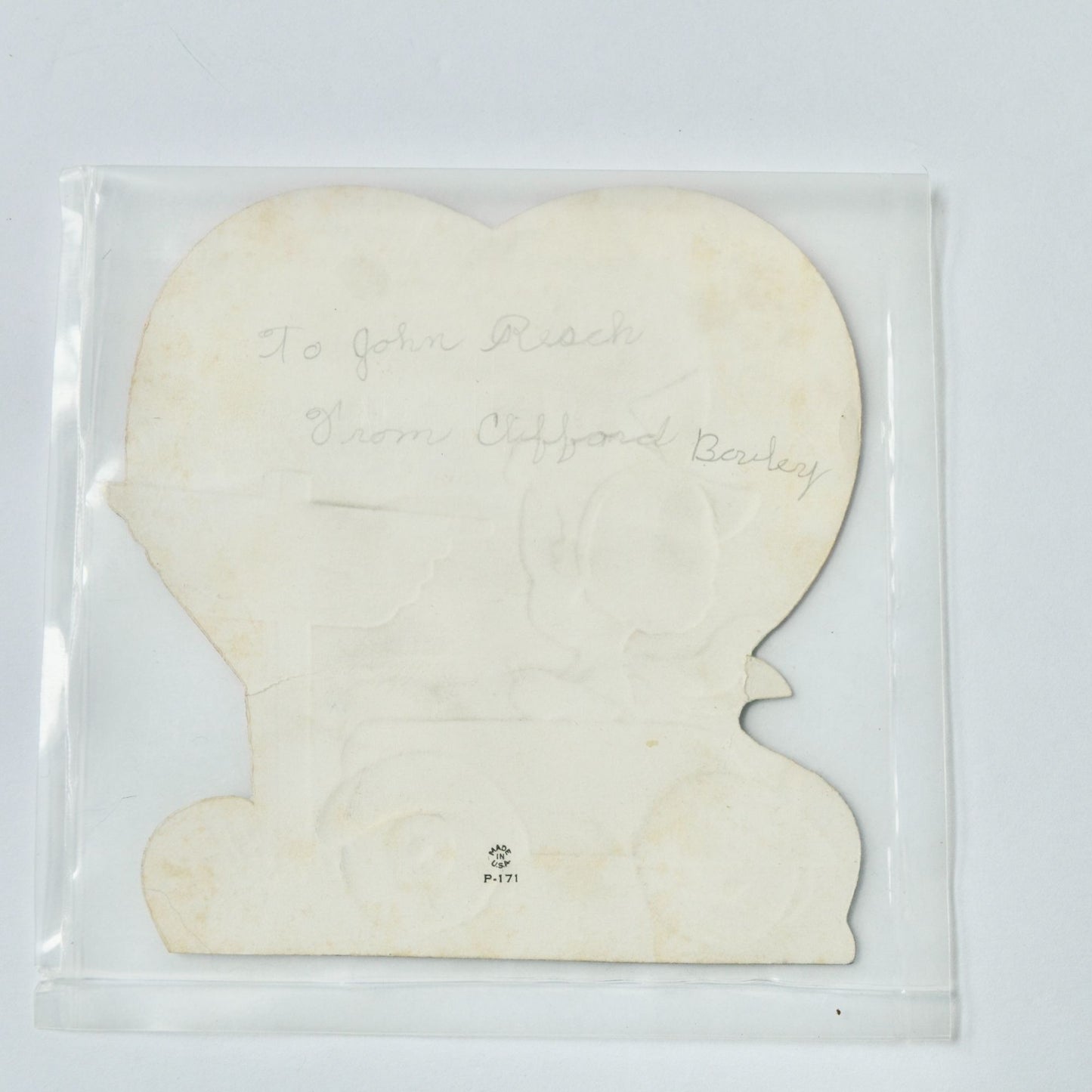 Vintage Valentine's Day Card Either Way I'm Your One Mile to Love