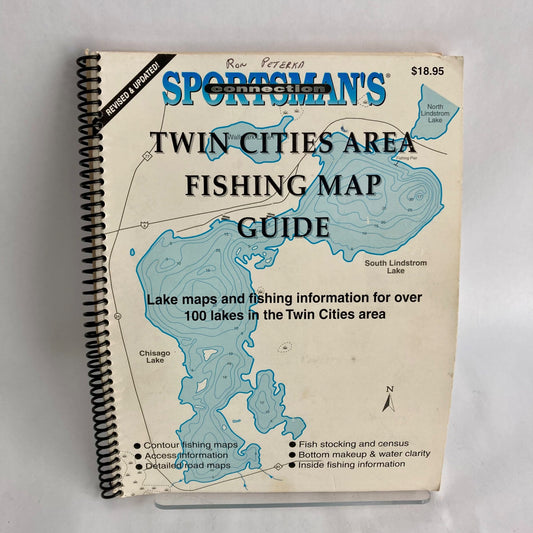 Sportsman's Connection Twin Cities Area Fishing Map Guide Book Minnesota MN