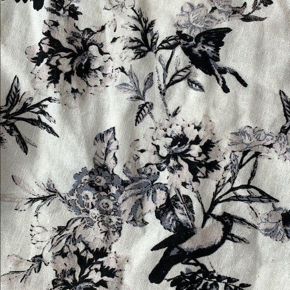 Who What Wear Floral Print Long Sleeve Shift Dress XS