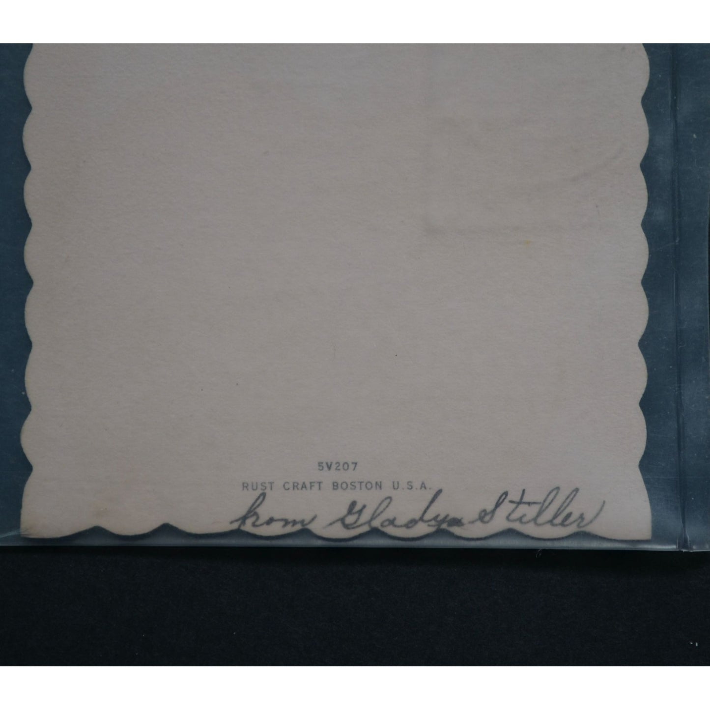 Rust Craft Vintage Valentine Card Greetings Floral Poem