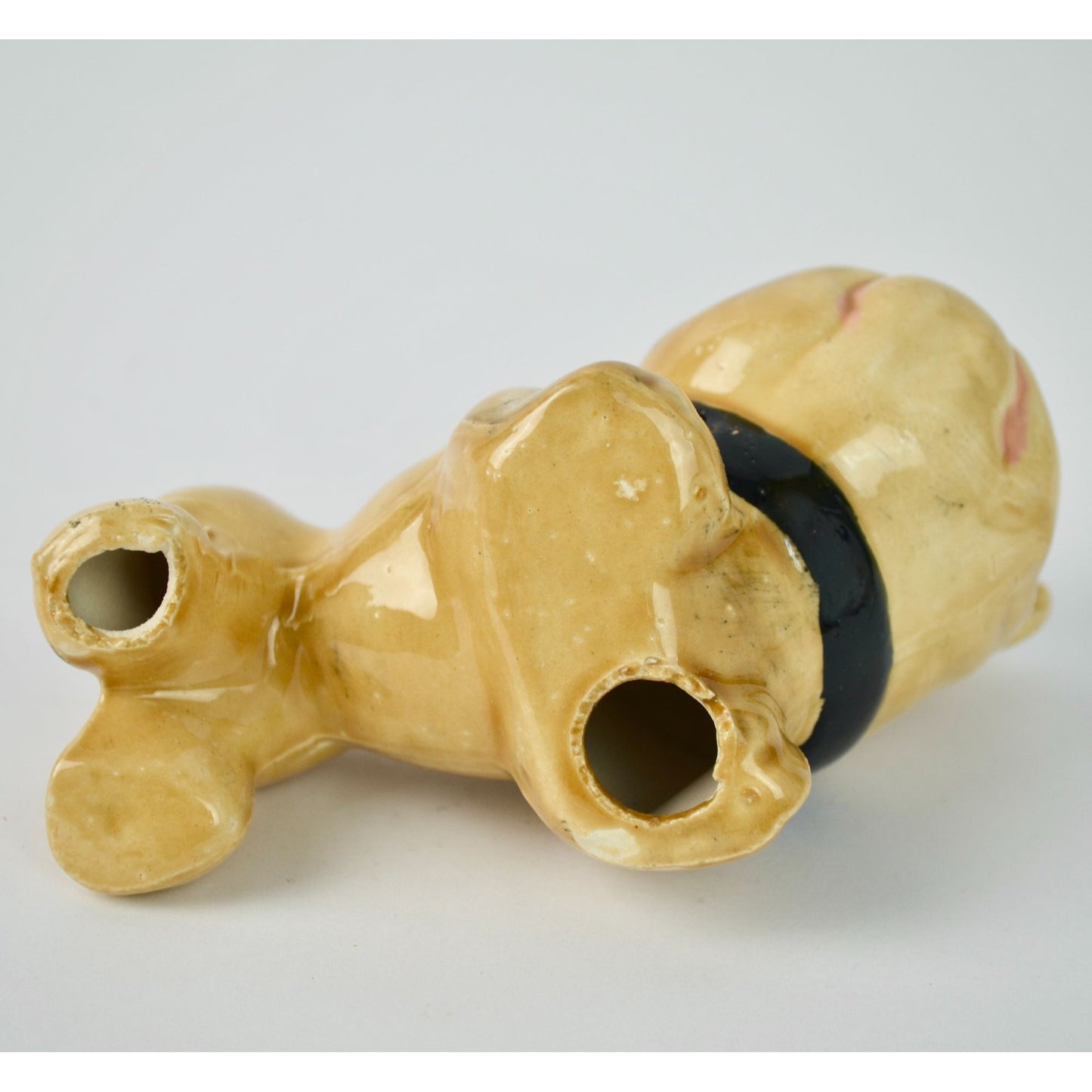 Vintage Ceramic Bulldog Figurine 3.25" Tall 5" Long