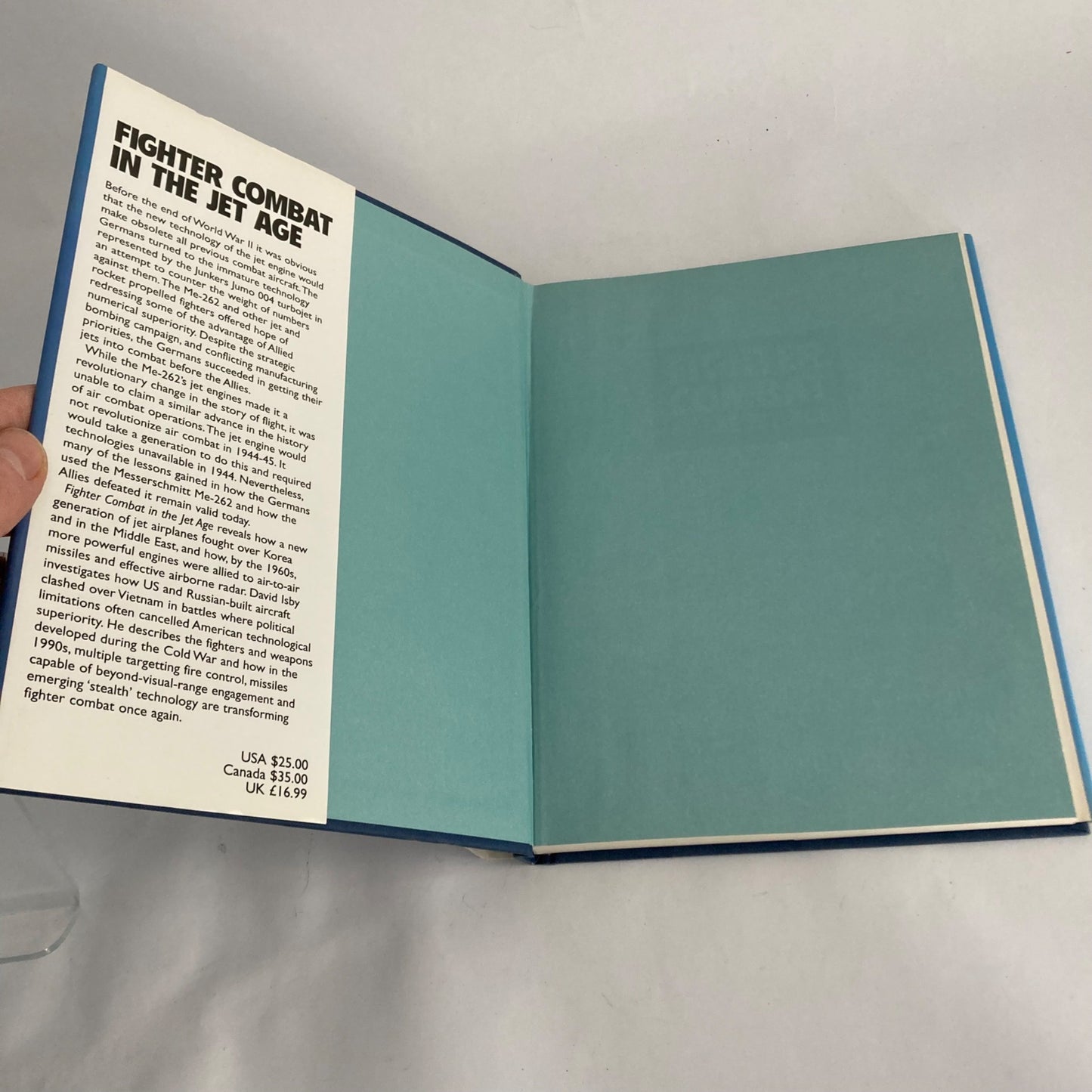 Jane's Air War 1: Fighter Combat in the Jet Age Hardcover Book Vintage Military