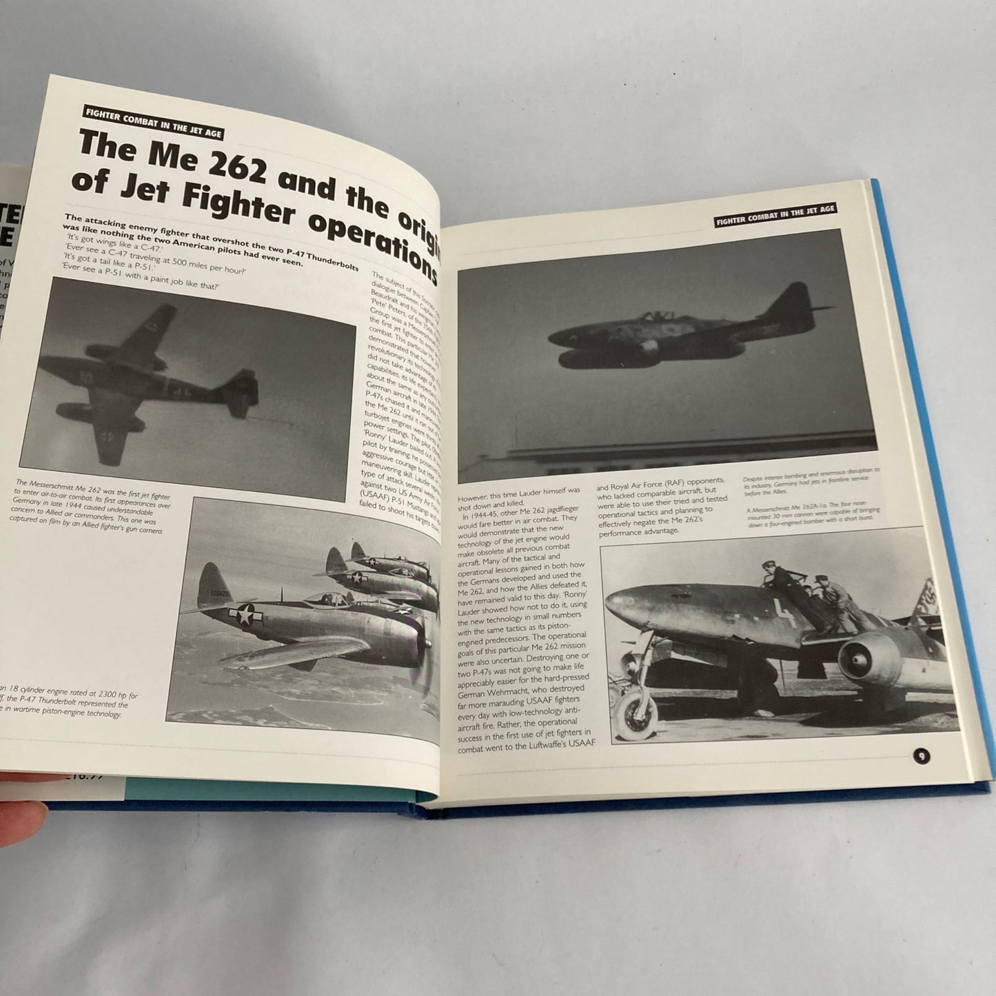 Jane's Air War 1: Fighter Combat in the Jet Age Hardcover Book Vintage Military