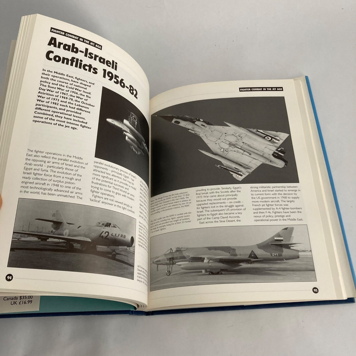 Jane's Air War 1: Fighter Combat in the Jet Age Hardcover Book Vintage Military