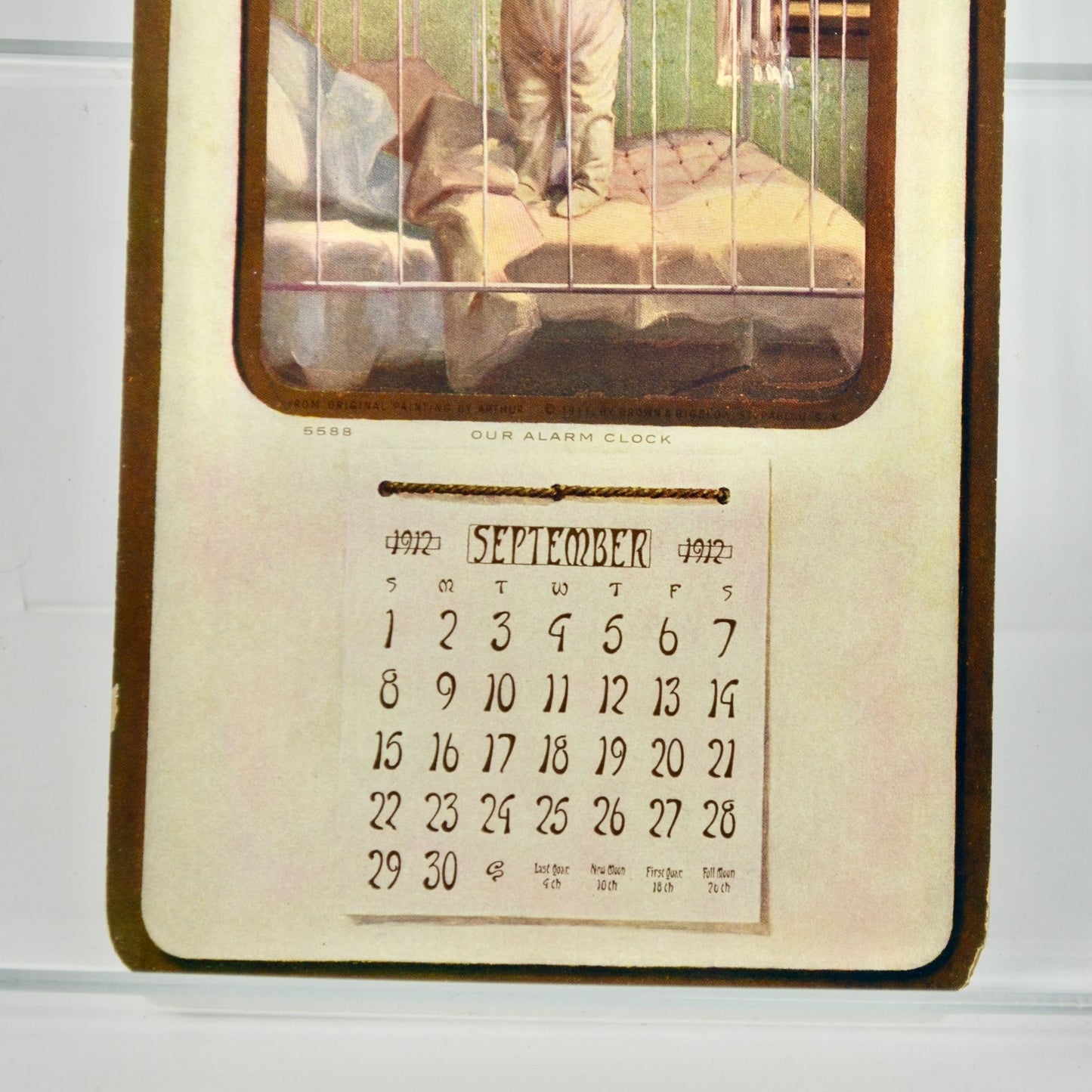 1912 Advertising Calendar September The Philadelphia Roofing Co.