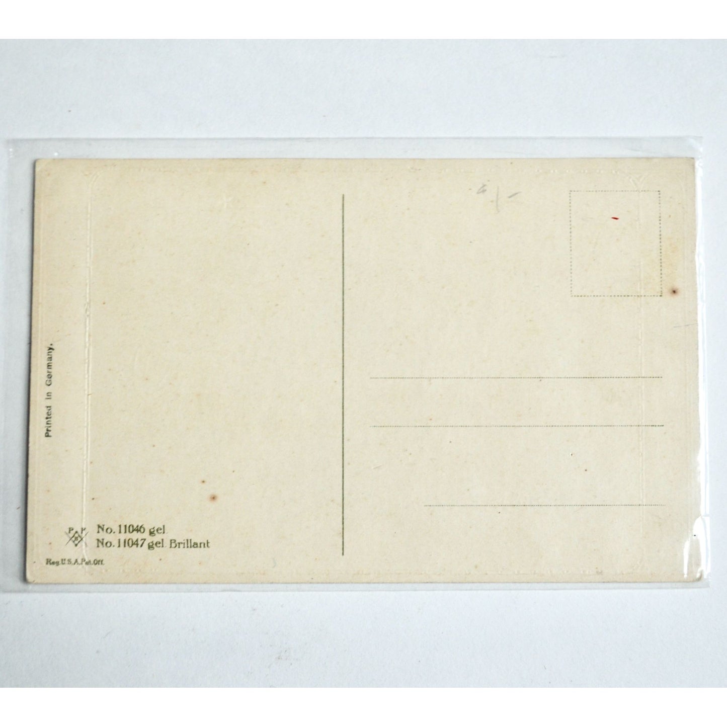 Antique Christmas Greetings Postcard UNUSED Germany