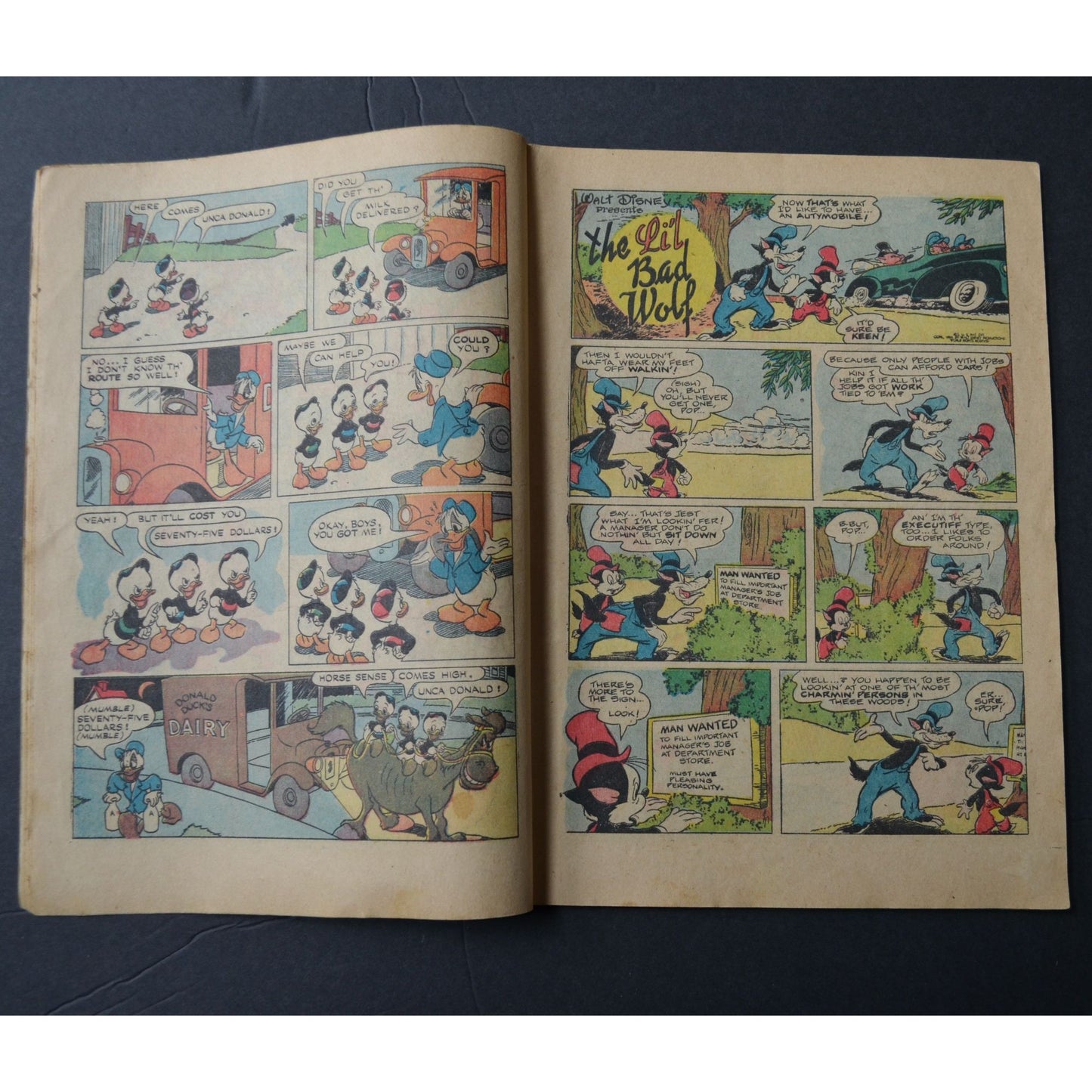 Walt Disney's Comics and Stories September 1950 Vol. 10 No. 12 Vintage