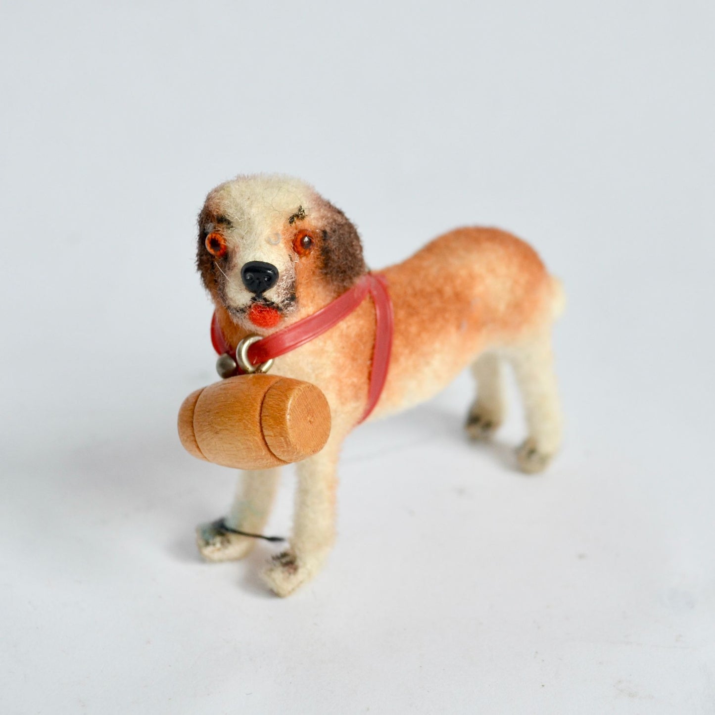 Vintage Wagner Kunstlerschutz Handwork West Germany Saint Bernard Dog Figurine