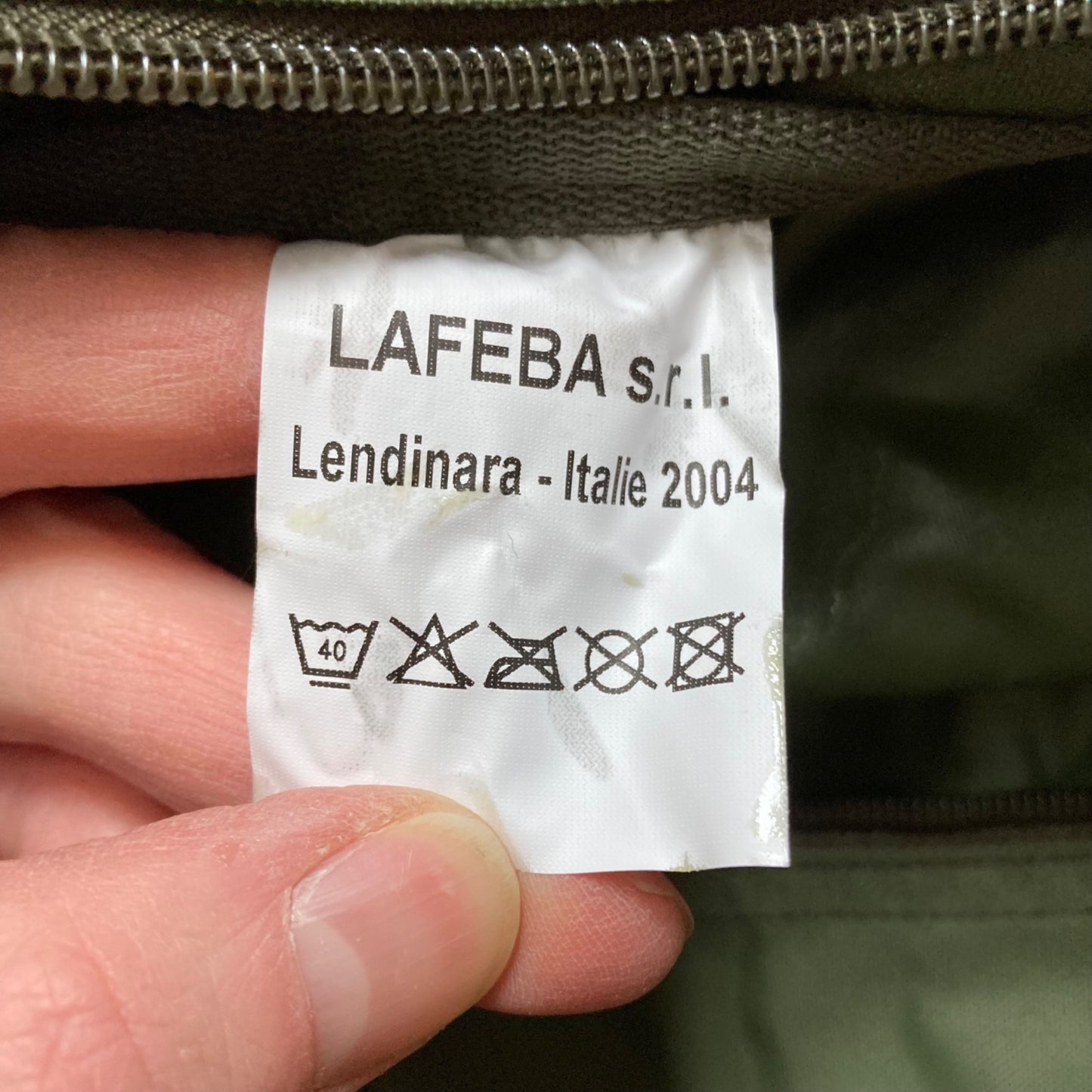 Vintage Italian Military Carrying Bag Duffel READ DESCRIPTION