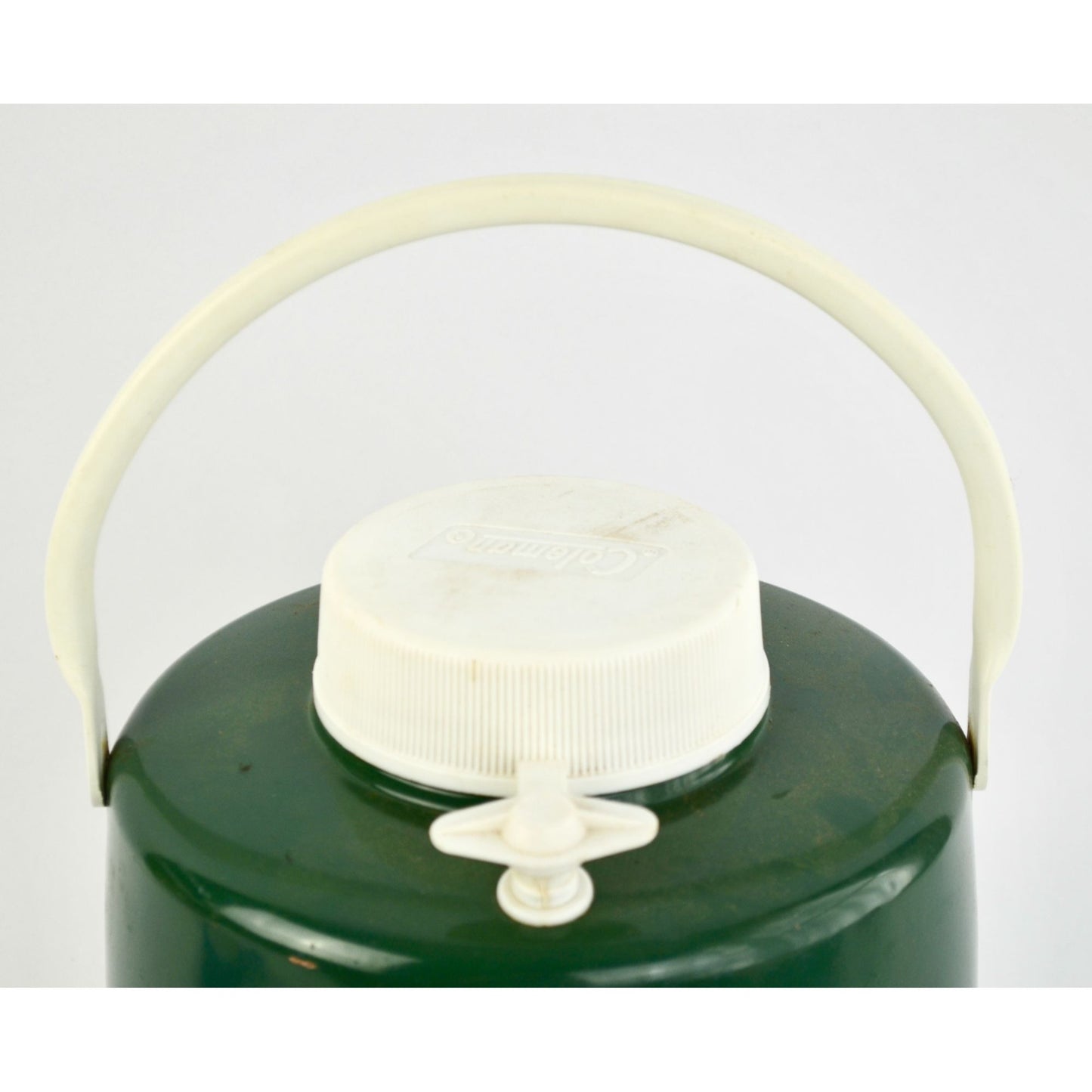 Vintage Coleman Green Metal Plastic Cooler Beverage 1 Gallon