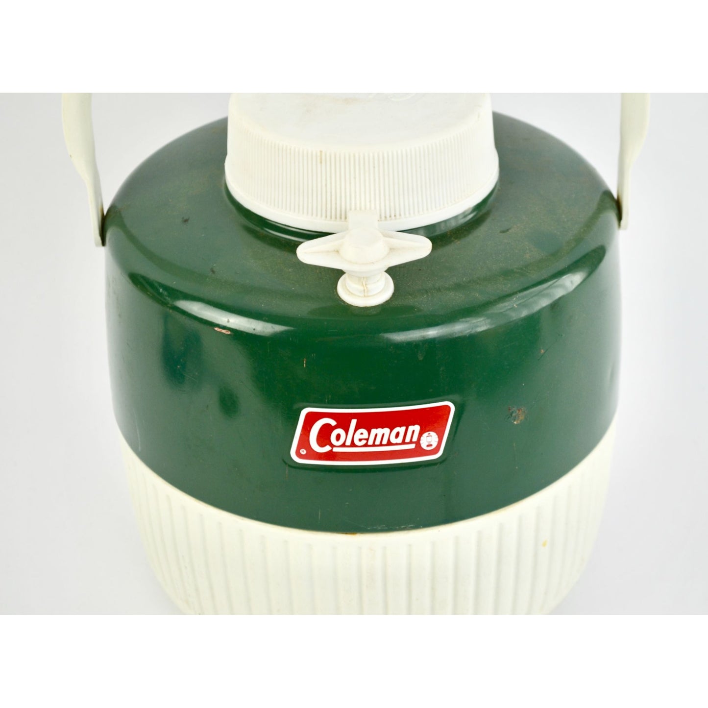 Vintage Coleman Green Metal Plastic Cooler Beverage 1 Gallon