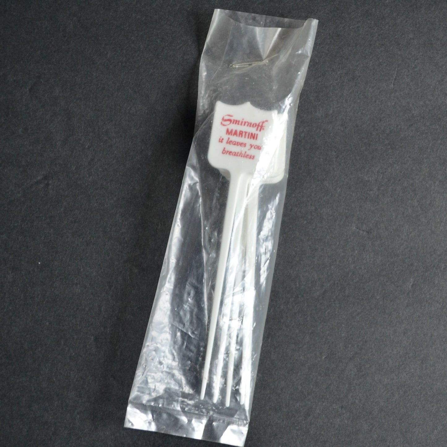 Smirnoff Martini It Leaves You Breathless Set of 5 Swizzle Sticks
