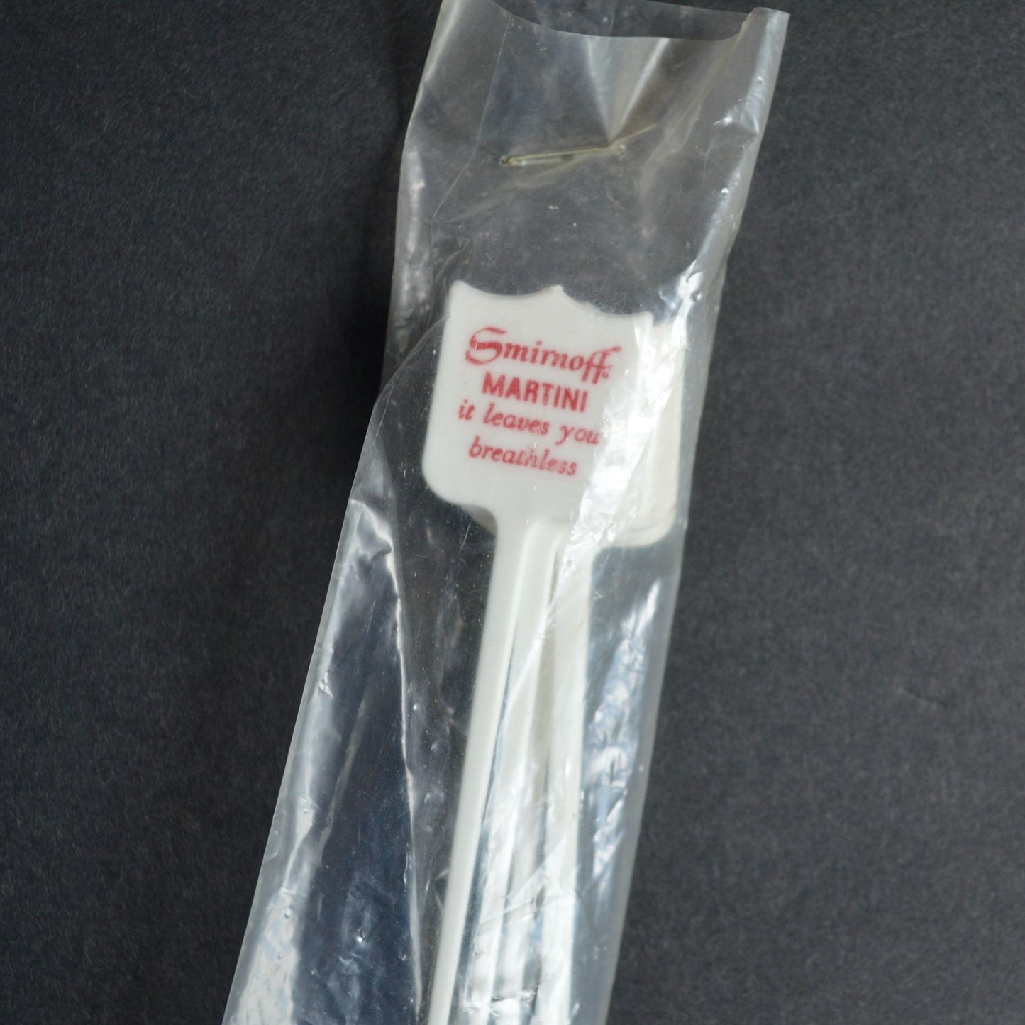 Smirnoff Martini It Leaves You Breathless Set of 5 Swizzle Sticks