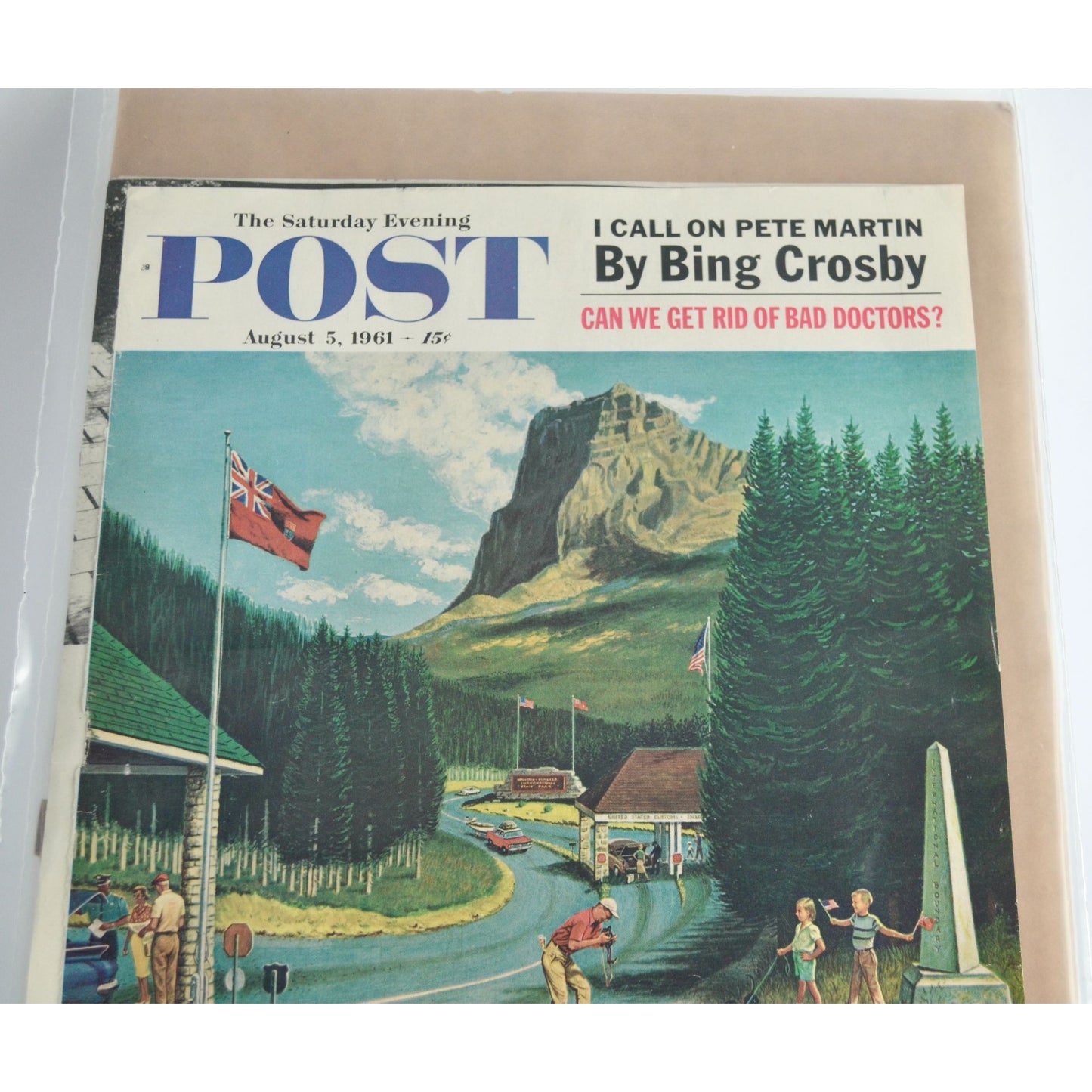 The Saturday Evening Post Magazine COVER August AUG 5 1961