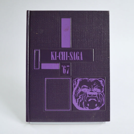 Vintage 1967 Ki-Chi-Saga Yearbook Lindstrom Center City Shafer Minnesota MN
