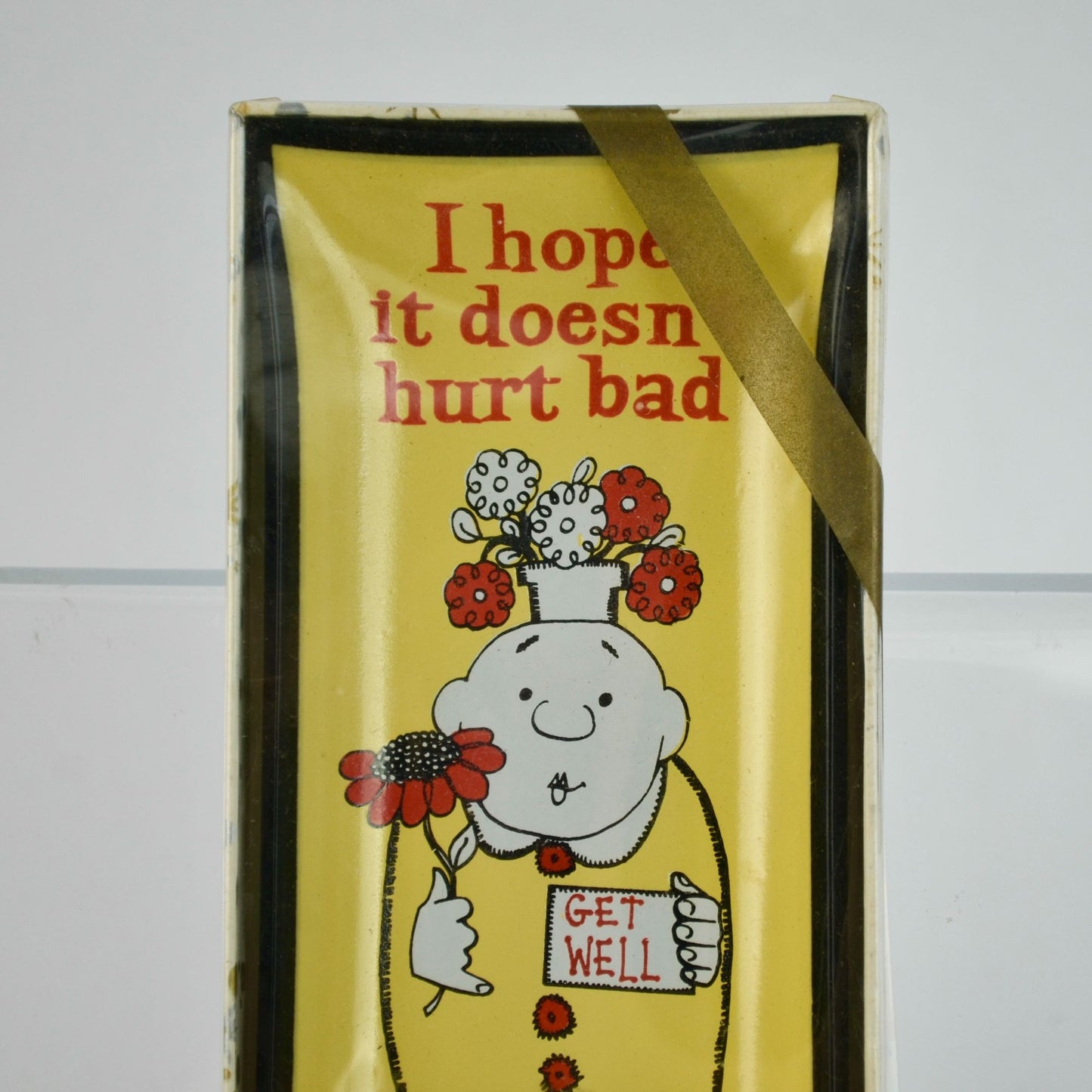 Houze Art Trinket Dish NEW NOS Get Well