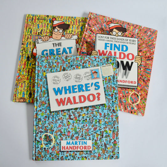 Where's Waldo Find Now Great Search Books Lot of 3