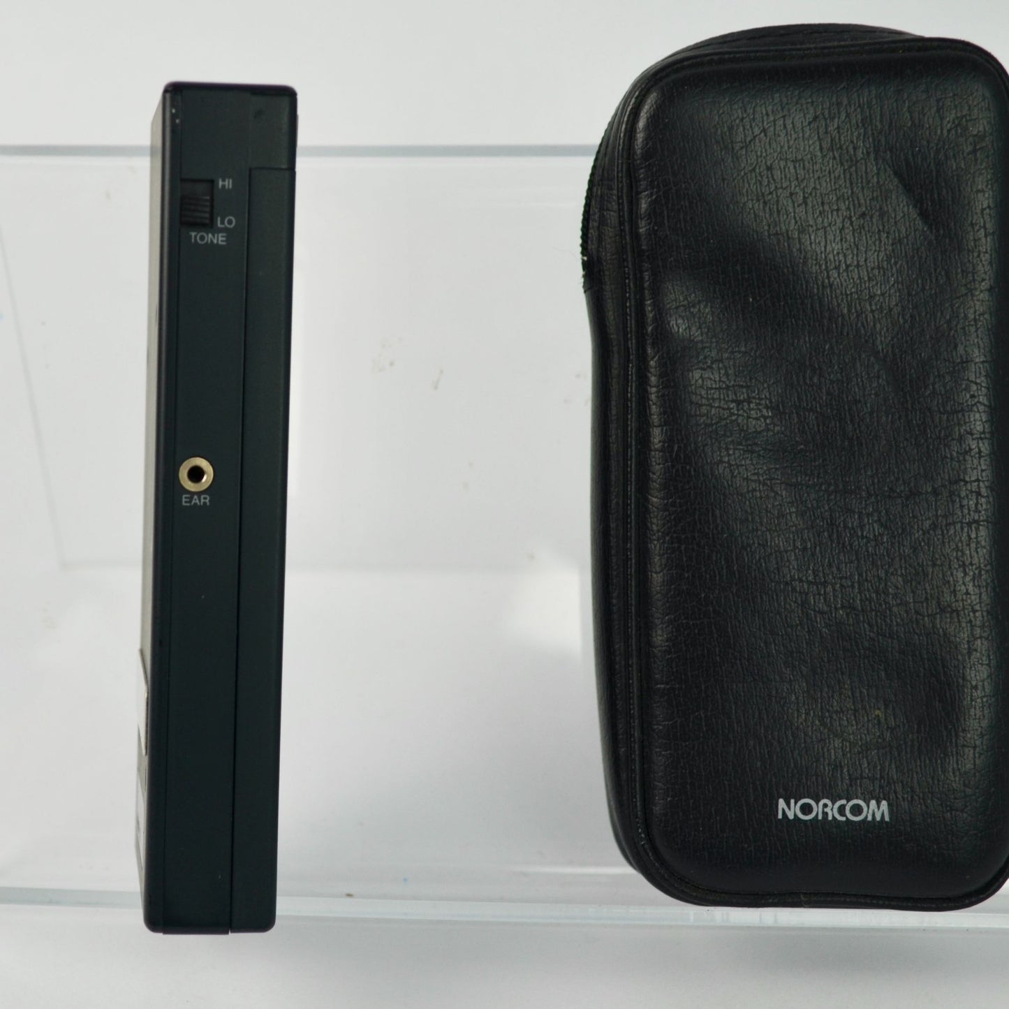 Norcom 2500 Dictaphone Cassette Recorder with Case WORKING