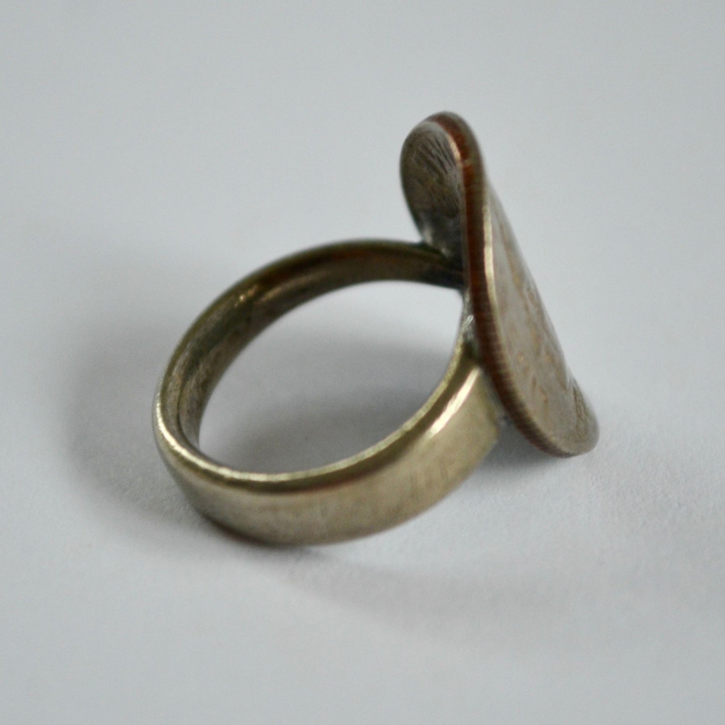 1967 US Dime Ring Vintage Size 3.75