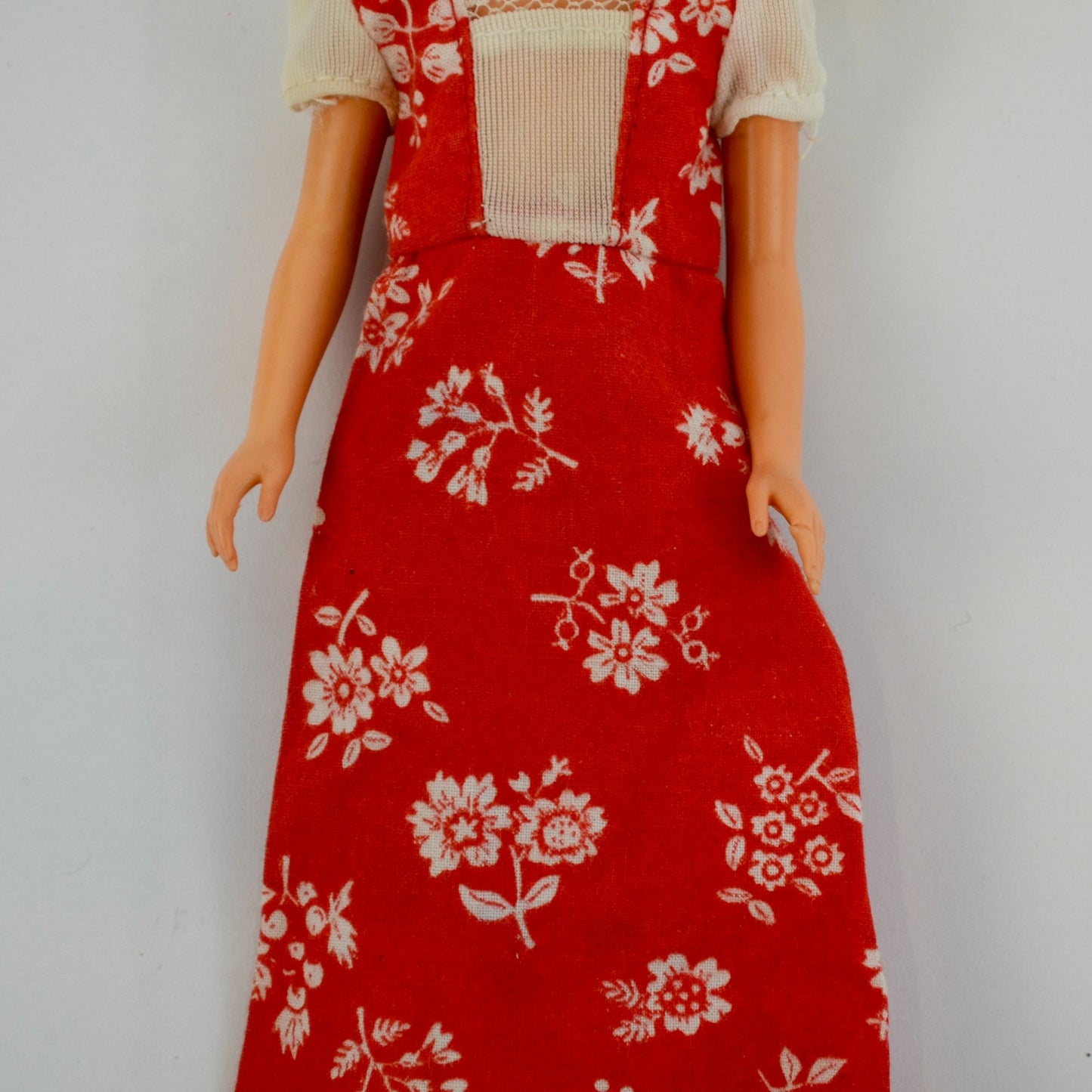 Mattel 1963 Scooter Doll Skipper's Best Friend Blonde Freckles Red Dress