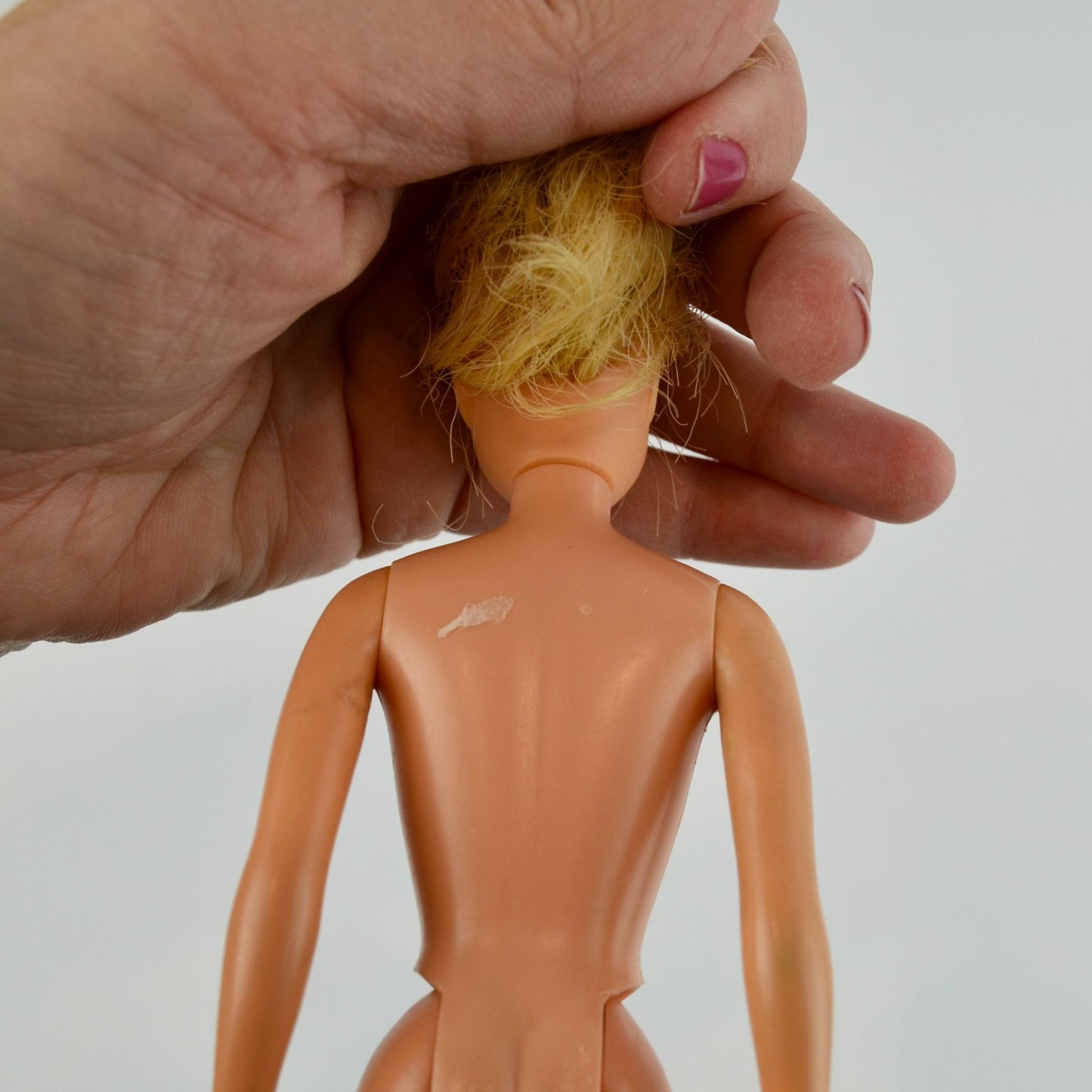 Mattel 1963 Scooter Doll Skipper's Best Friend Blonde Freckles Red Dress