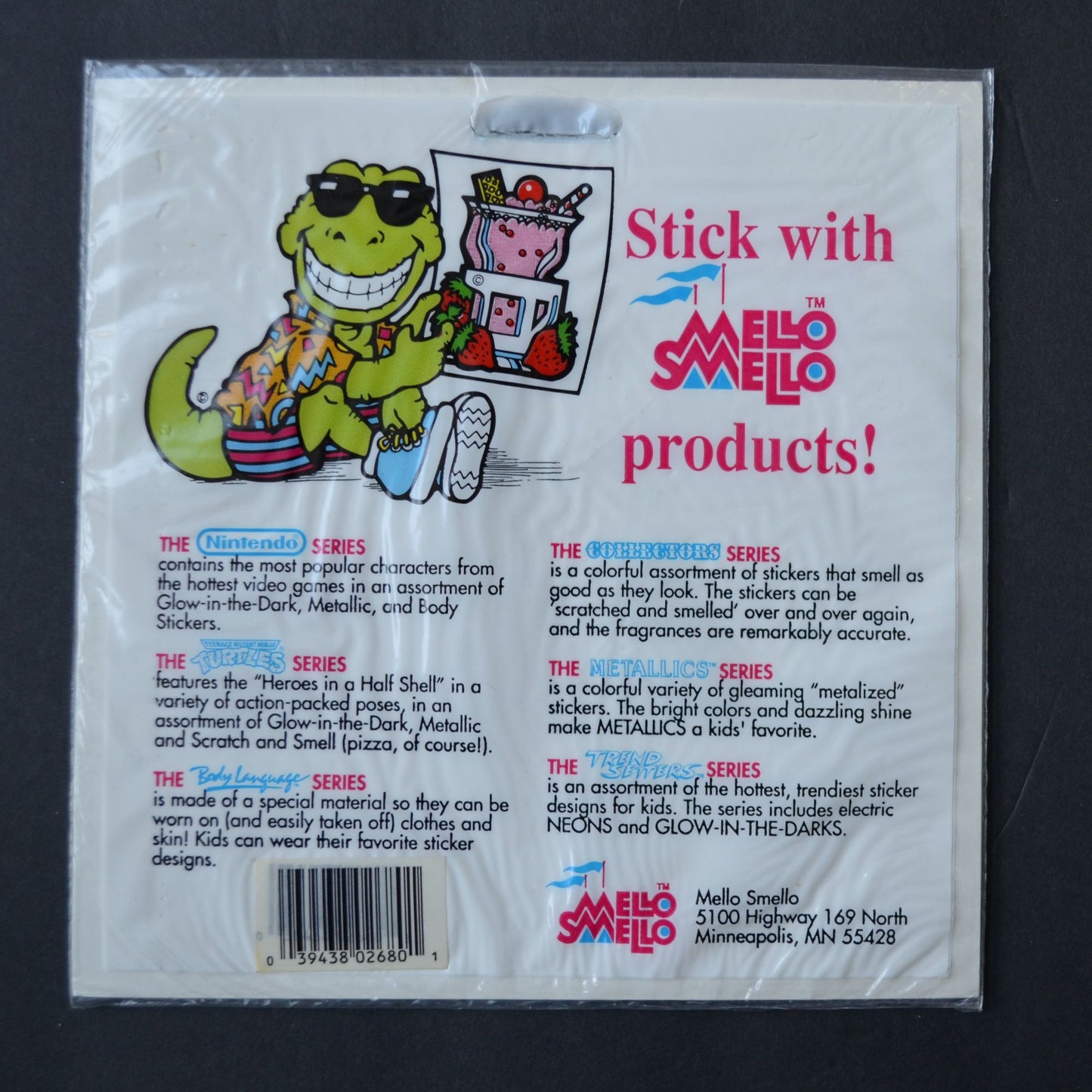 Mello Smello Teenage Mutana Ninja Turtles Stickers Value Pak Removable