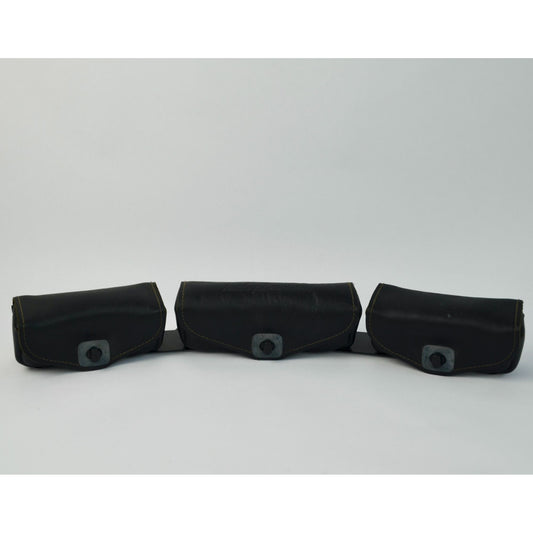 Harley Davidson 3-Pocket Motorcycle Windshield Bag Storage Pouch