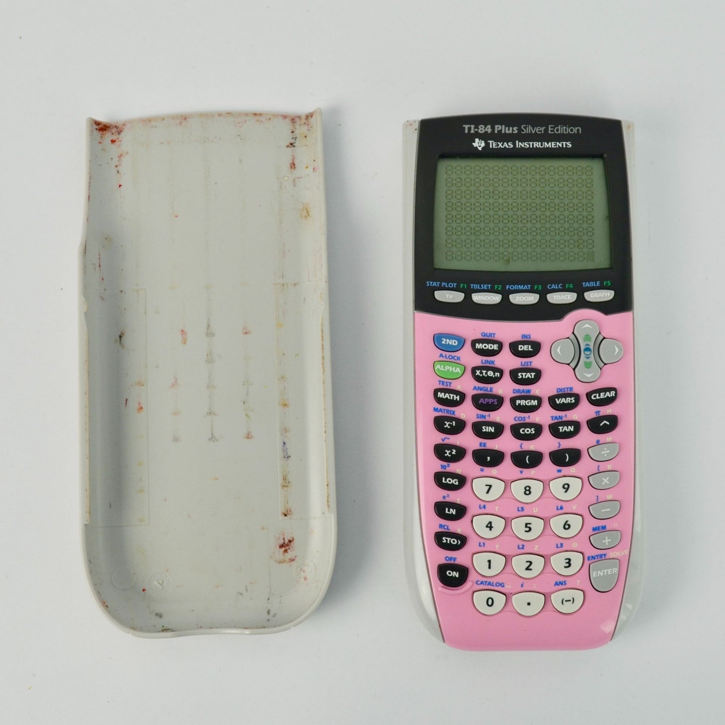 TI-84 Plus Silver Edition Pink Graphing Calculator WORKING