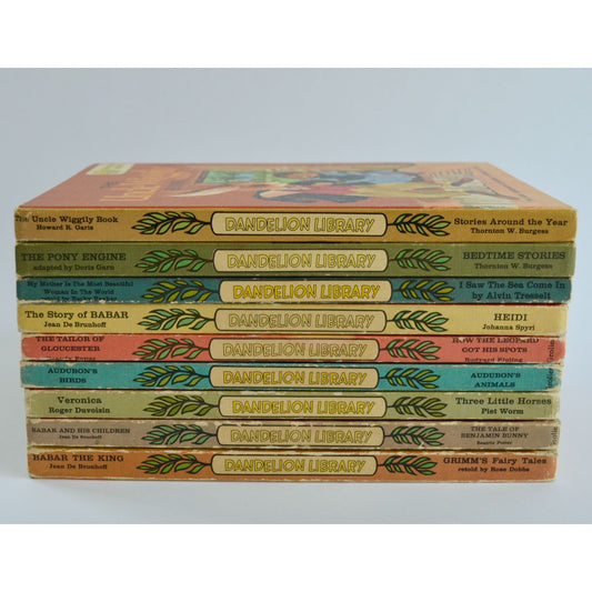 Dandelion Library Hardcover Vintage Books Lot of 9