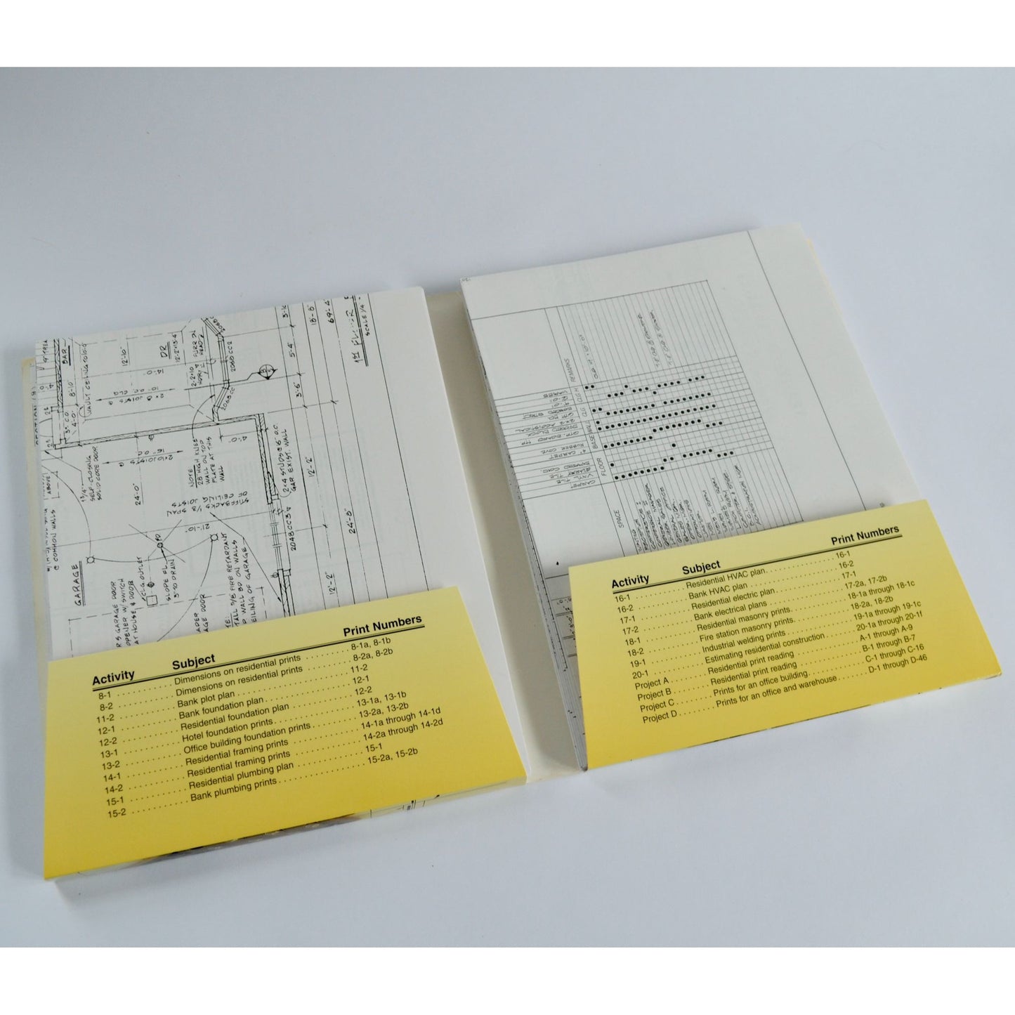 Print Reading for Construction Residential Commercial 119 Large Prints NEW