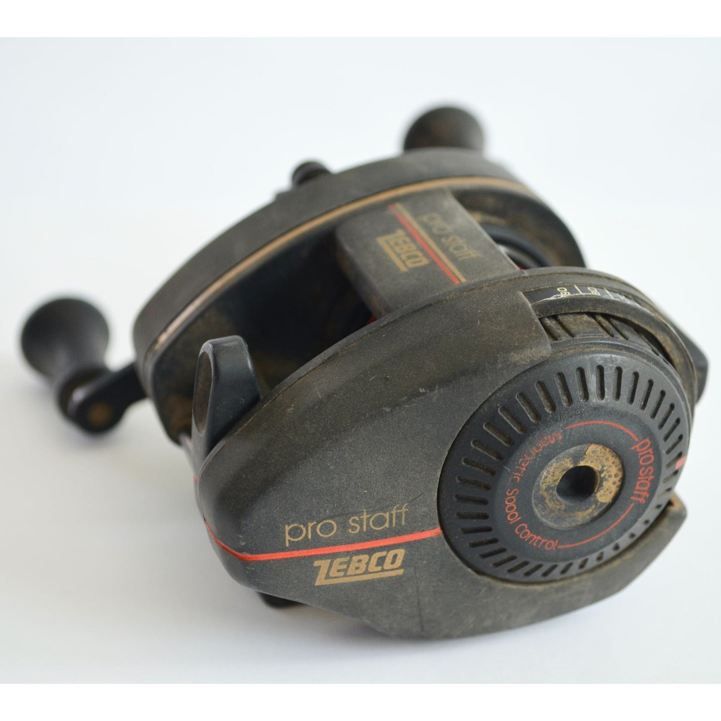 Zebco Pro Staff 110 Bait Casting Reel Fishing Vintage 1980's Baitcast WORKS!