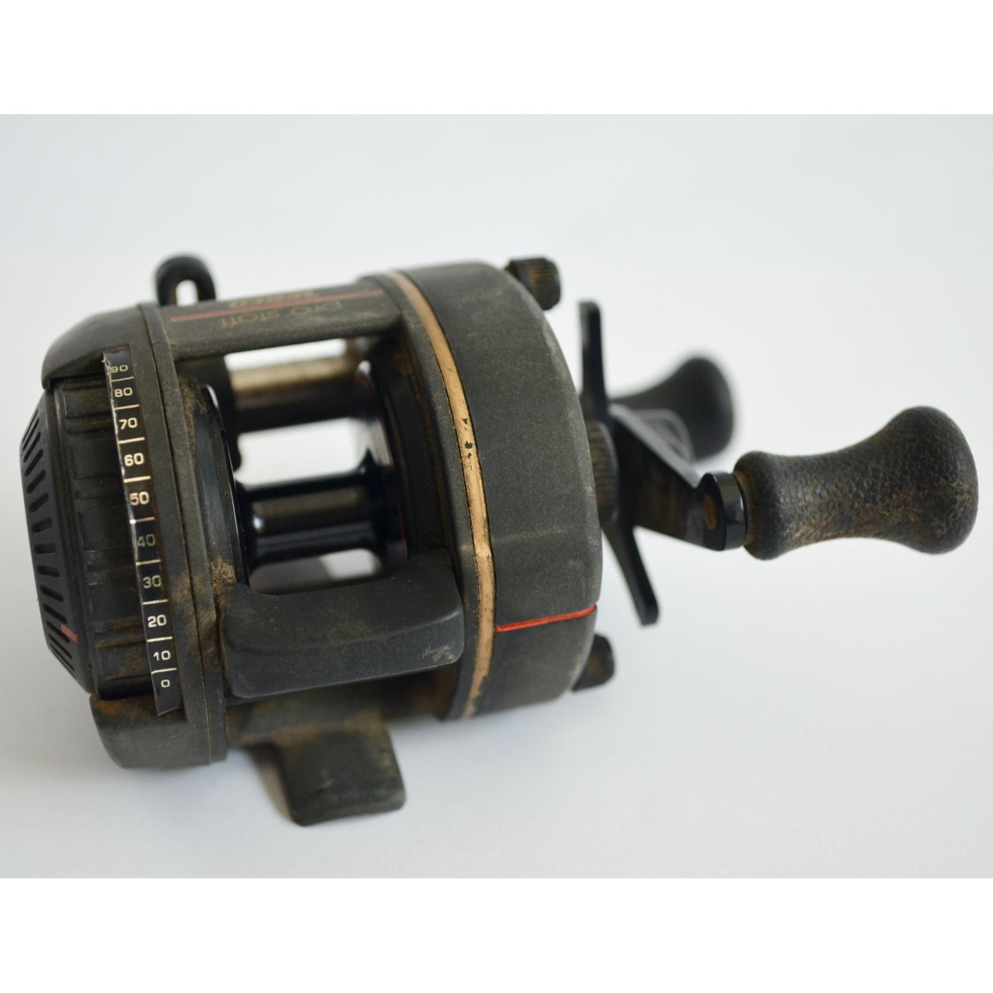 Zebco Pro Staff 110 Bait Casting Reel Fishing Vintage 1980's Baitcast WORKS!