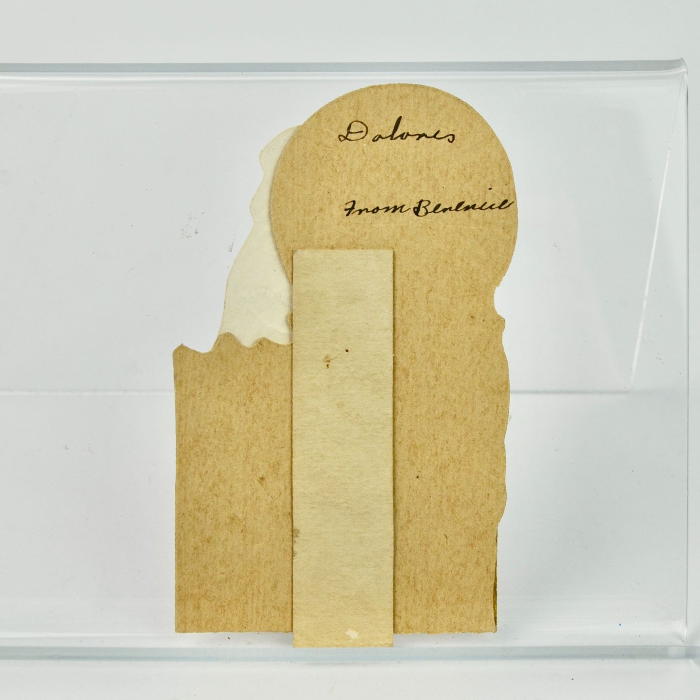 Vintage Valentine Greetings Card Fold Out Girl