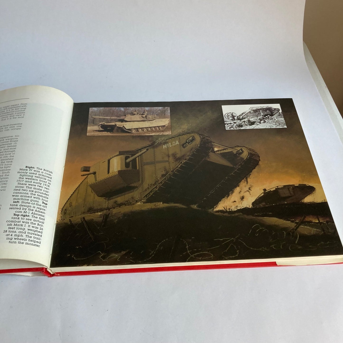 The Illustrated History of Tanks Vintage 1989 Book by Lightbody/Poyer Pictorial