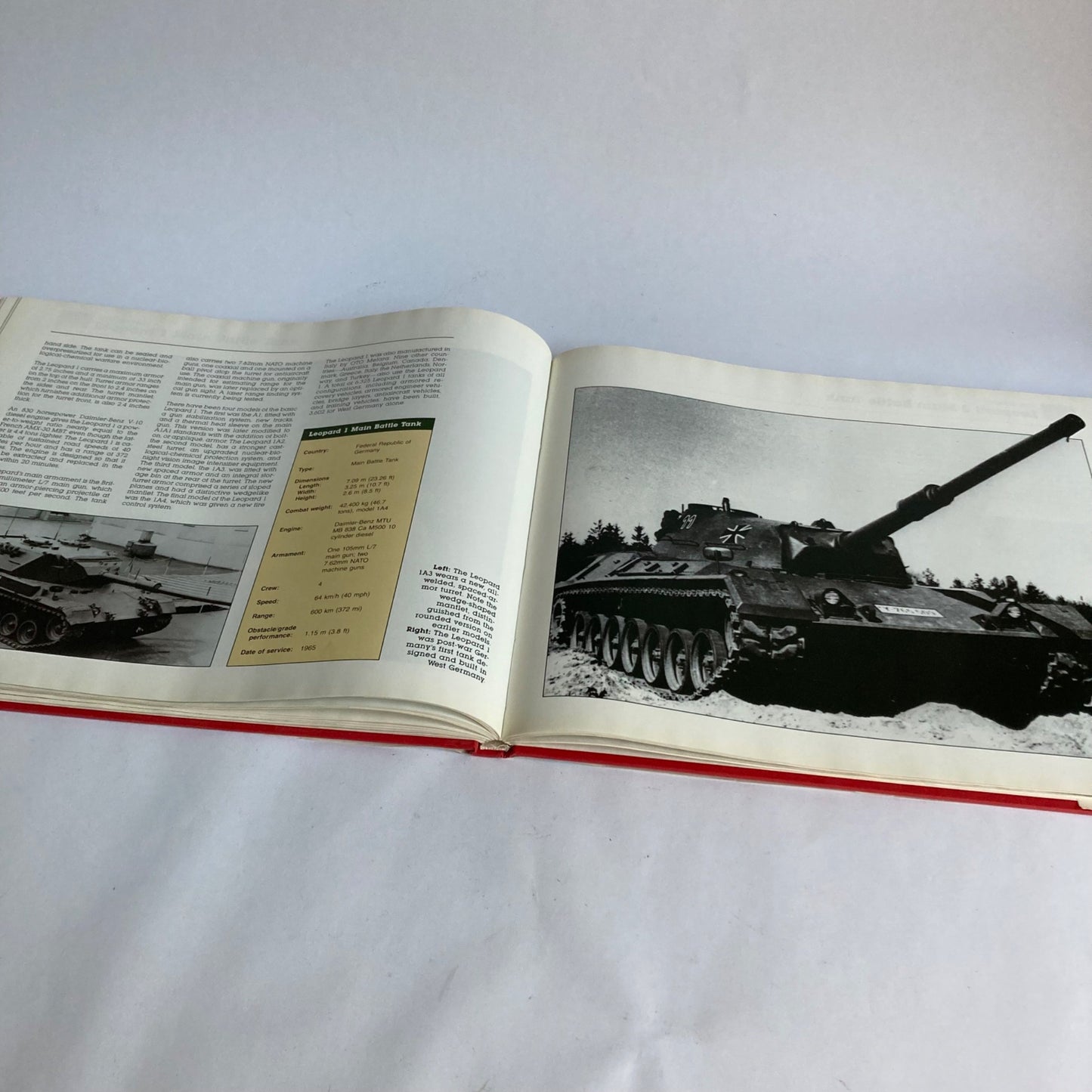 The Illustrated History of Tanks Vintage 1989 Book by Lightbody/Poyer Pictorial