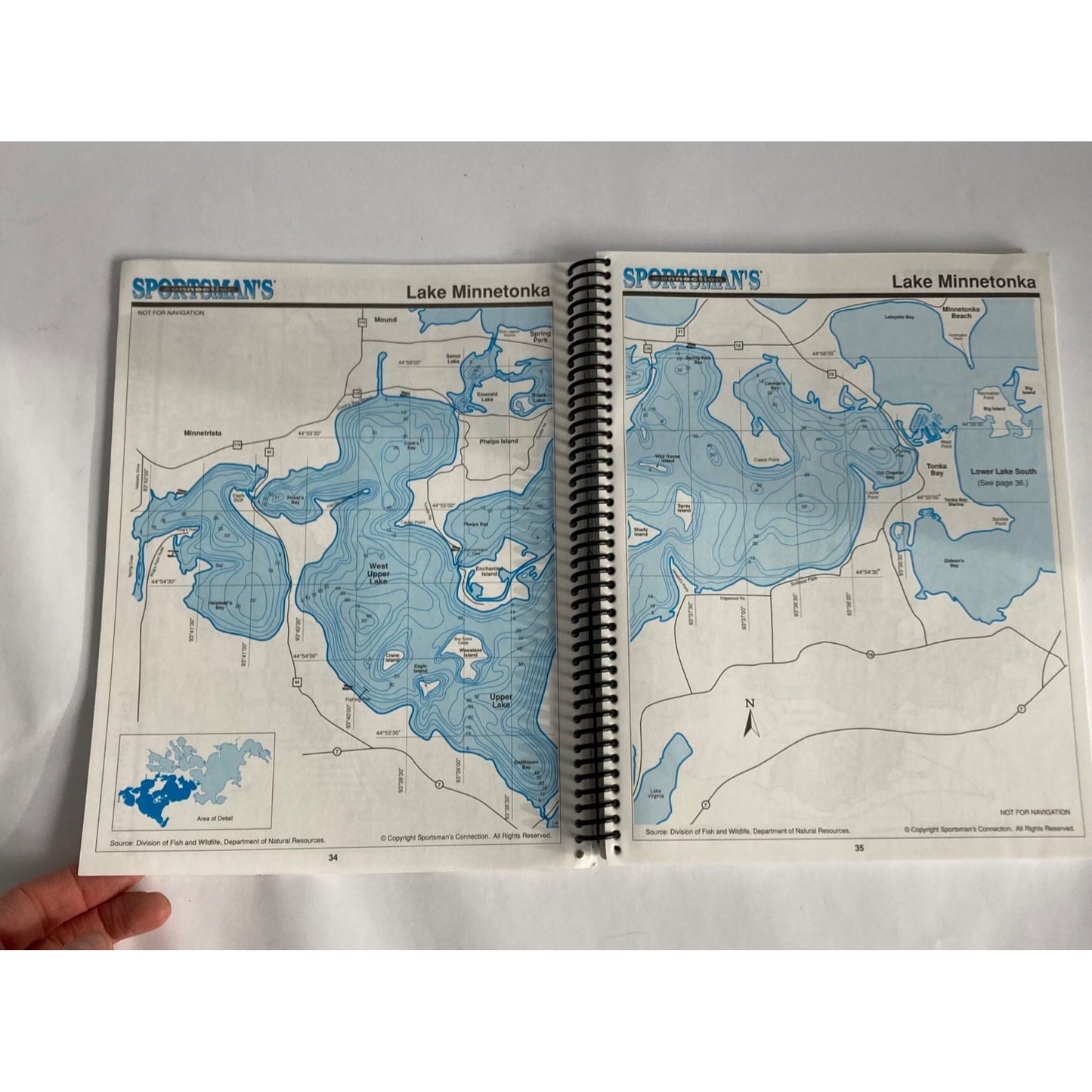 Minnesota West Metro Area Fishing Map Guide Sportsmans Connection 2001 Lake Maps